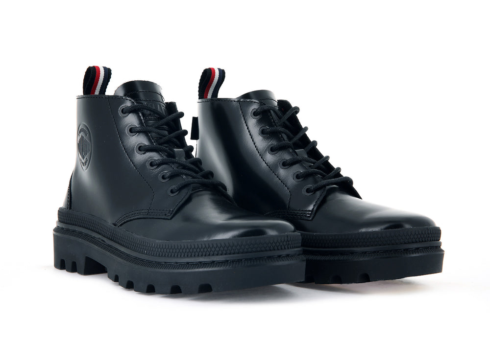 Zapatos Altas Palladium PALLATROOPER HI-1 Hombre Negras | Costa Rica-39657